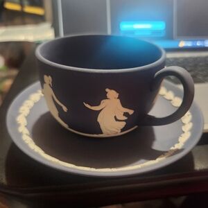 Wedgwood Jasper Cup And SAUCER